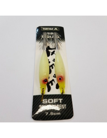 TUBERTINI SEIKA soft squid trasparent cm.7.5 col.103 conf.pz.2