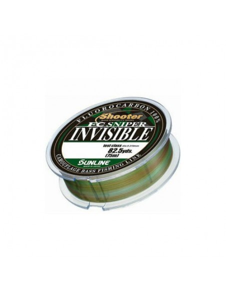 Sunline Shooter FC Sniper Invisible 82.5yds 8lb Multicolor Fluorocarbon  Line